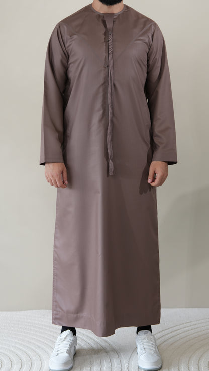 EMIRATI QAMEES - MAROON BROWN