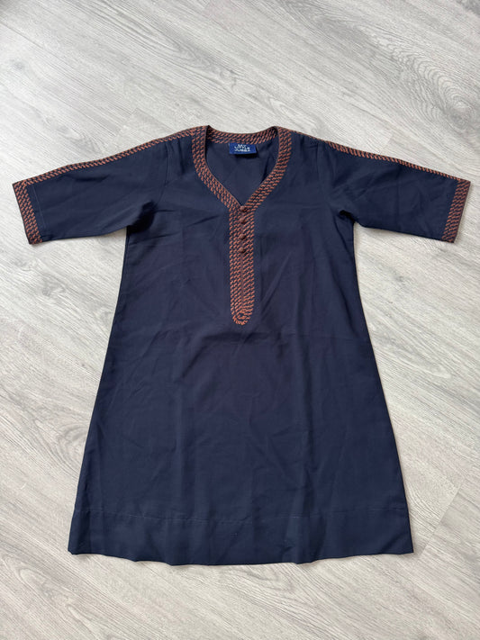 Kids Emirati Kandora - Navy / Bronze