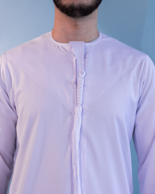 CASHMERE EMIRATI QAMEES - WHITE